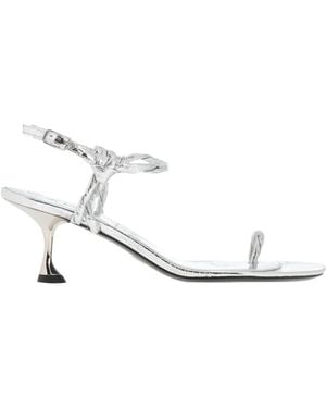 Proenza Schouler Thong Sandal Leather - White