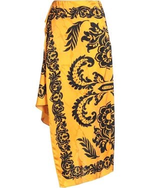 Etro Maxi Skirt Viscose - Yellow