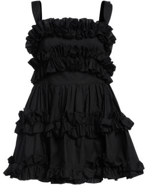 Olla Parèg Mini Dress Cotton - Black