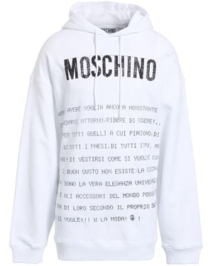 Moschino Sweatshirts - White