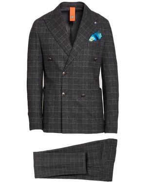 Bharnaba Suit Polyester, Viscose, Elastane - Gray