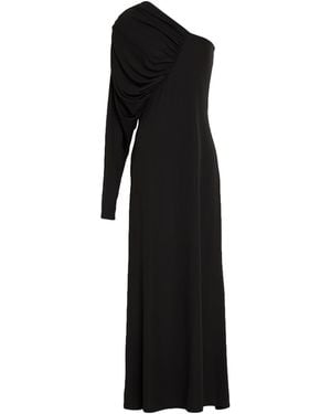 ELEH Maxi Dress Polyester, Elastane - Black