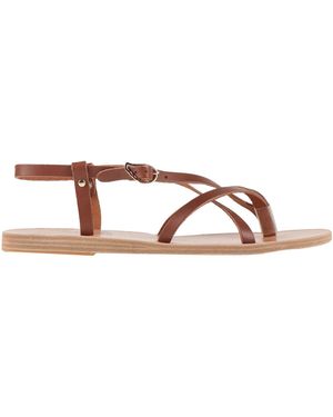 Ancient Greek Sandals Thong Sandal Leather - Brown