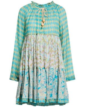 Yvonne S Yvonne Mini Dress Cotton - Blue