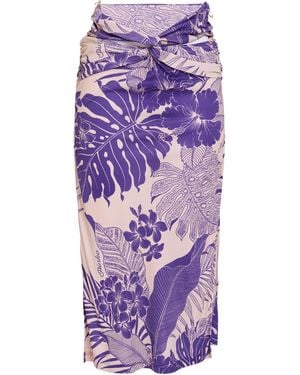 Pinko Midi Skirt - Purple