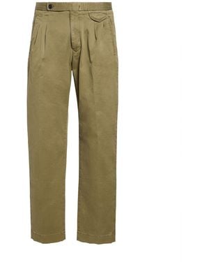 Zanone Trousers Cotton, Elastane - Green