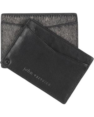 John Varvatos Cardholder Leather - Black