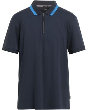 BOSS Midnight Polo Shirt Cotton - Blue