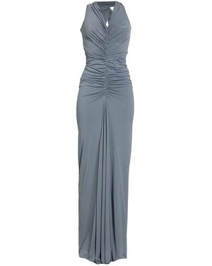 Rick Owens Maxi Dress Viscose, Polyamide, Elastane - Blue