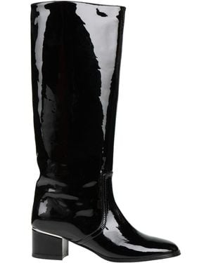 Lola Cruz Boot Leather - Black