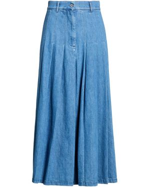 Weekend by Maxmara Denim Skirt Cotton - Blue