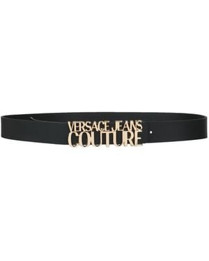 Versace Jeans Couture Belt Calfskin - White