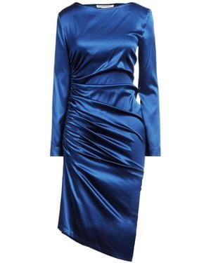 Stephan Janson Mini Dress Silk, Elastane - Blue