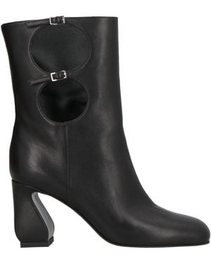 Sergio Rossi Ankle Boots Leather - Black