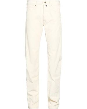 Incotex Division Cream Pants Cotton, Elastane - White