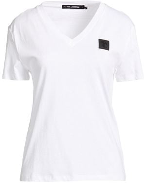 KARL LAGERFELD T-Shirts - White