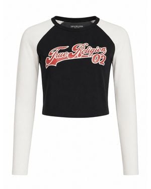 TRUE RELIGION T-Shirt Cotton, Elastane - Black