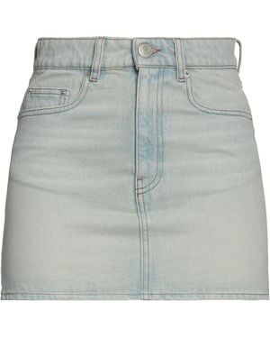 Ami Paris Denim Skirt - Gray