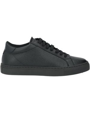 Emporio Armani Trainers Leather - Black