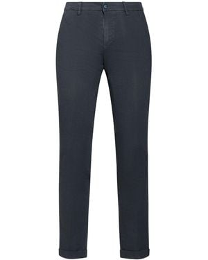 Mason's Pants Cotton, Elastane - Blue