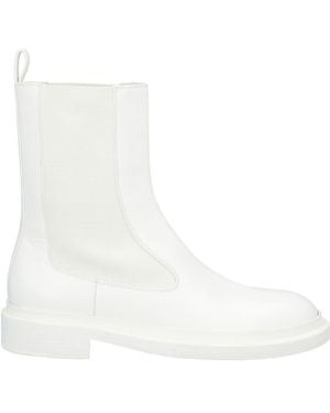 Jil Sander Ankle Boots Leather - White
