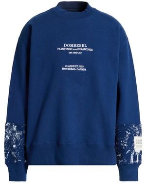 DOMREBEL Sweatshirt Cotton - Blue
