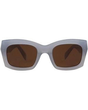 Retrosuperfuture Lunettes De Soleil - Marron
