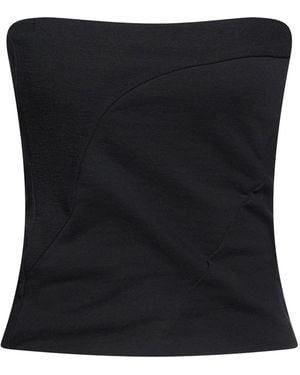rusfrcade Top Cotton, Elastane - Black