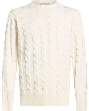 Cashmere Company Jumper Wool, Cashmere - White