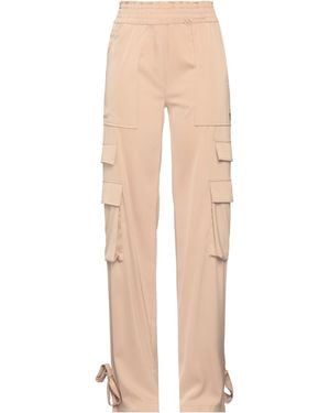 REVISE CONCEPT Camel Pants Polyester, Elastane - Natural