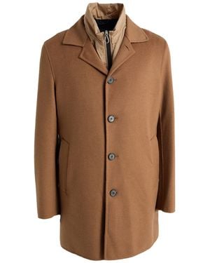 Paltò Fabbrica Coat Wool, Nylon - Brown