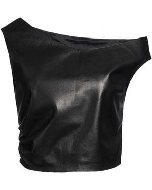 EZR Top Lambskin - Black