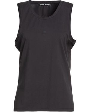 Acne Studios Tank Top Organic Cotton, Elastane - Black