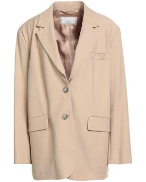 Peserico Sand Blazer Viscose, Polyester, Elastane - Natural