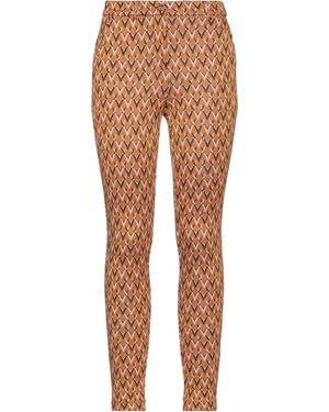 Brand Unique Camel Pants Viscose, Polyamide, Elastane - Natural
