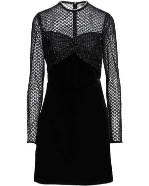 Sandro Mini Dress Polyester, Polyamide, Elastane, Viscose - Black
