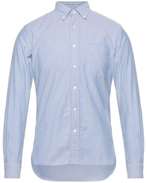 Beams Plus Shirt Cotton - Blue
