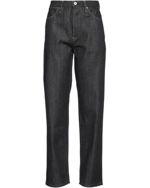 Jil Sander High-Rise Tapered Cotton Jeans - Grey