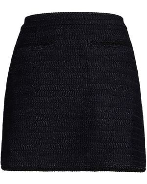 The Mannei Mini Skirt Cotton, Viscose - Black