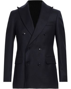 Tombolini Blazer Virgin Wool, Elastane - Blue