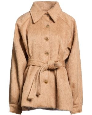 Ottod'Ame Coat Acrylic, Wool, Polyester, Alpaca Wool, Mohair Wool - Natural
