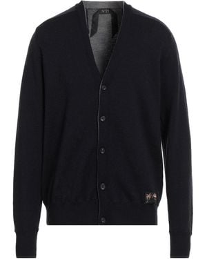 N°21 Midnight Cardigan Virgin Wool - Blue