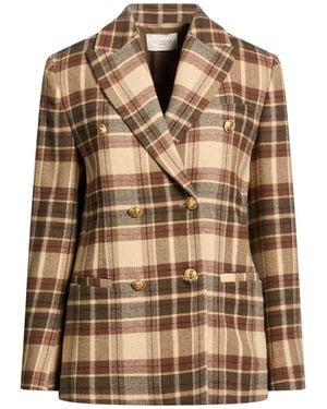 Montedoro By Slowear Sand Blazer Virgin Wool - Brown