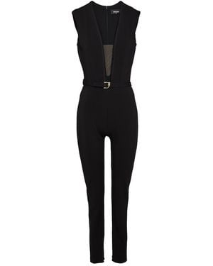DSquared² Jumpsuit Viscose, Elastane - Black