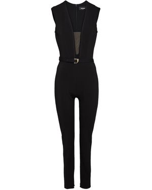 DSquared² Jumpsuit Viscose, Elastane - Black