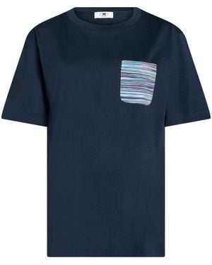 Missoni Midnight T-Shirt Cotton - Blue