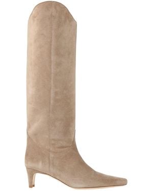 STAUD Boot Leather - White