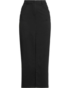 Motel Maxi Skirt Polyester, Viscose, Elastane - Black