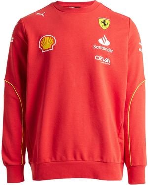 PUMA x FERRARI Sweatshirt Cotton, Polyester - Red
