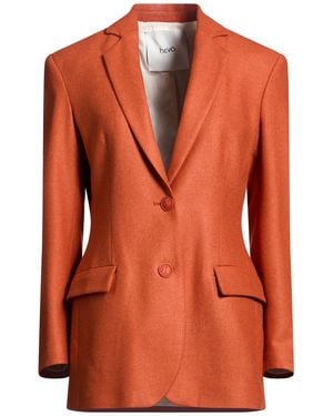 Hevò Blazer Acrylic, Polyester, Wool, Textile Fibers - Orange
